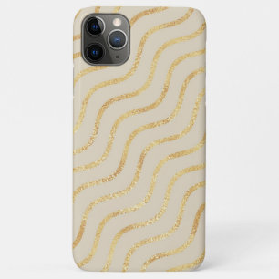 Case-Mate iPhone Case Chevron d'or sur Taupe