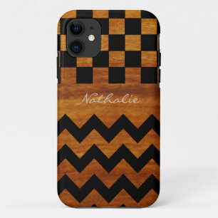 Coque Case-Mate Pour iPhone chevron et carrés personnalisés