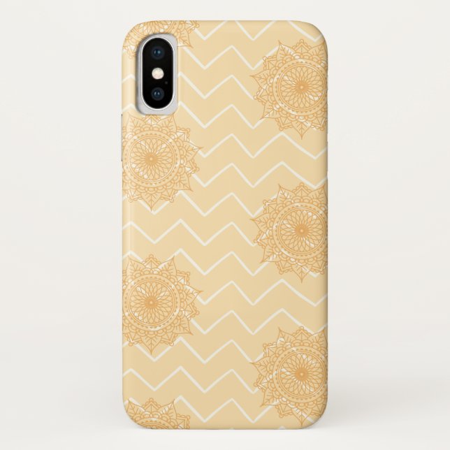 Coques Case-Mate iPhone Chevron et Ornate Motif (Dos)