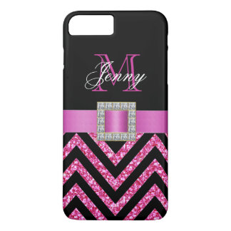 COQUE Case-Mate iPhone CHEVRON NOIR ROSE CHAUD PARTIES SCINTILLANT FILLE