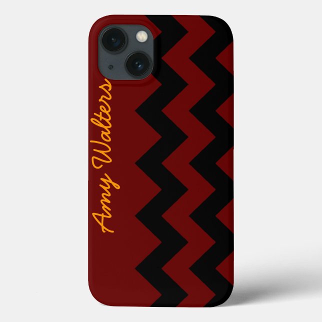 Coques Case-Mate iPhone chevron personnalisé (Verso)