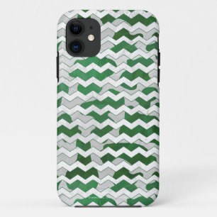 Etui iPhone Case-Mate Chevron Vache vert et blanc Impression