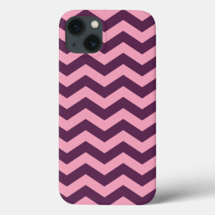 Coques Pour iPhone Chevrons d'orchidées pourpres congelées