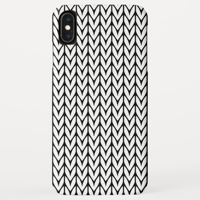Coques Case-Mate iPhone Chevrons Knit Style de Yarn Design (Dos)