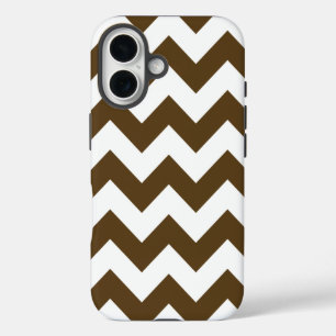 Coque Pour iPhone 16 Chevrons neutres de Pecan