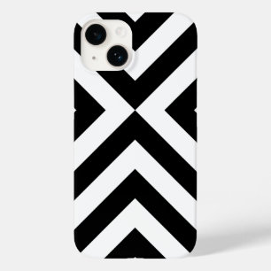 Coque Case-Mate iPhone Chevrons noirs et blancs
