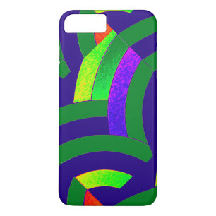 Case-Mate iPhone Case chevrons verts/bleus modernes chics
