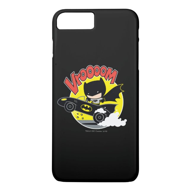 Coques Case-Mate iPhone Chibi Batman Dans Le Batmobile (Dos)