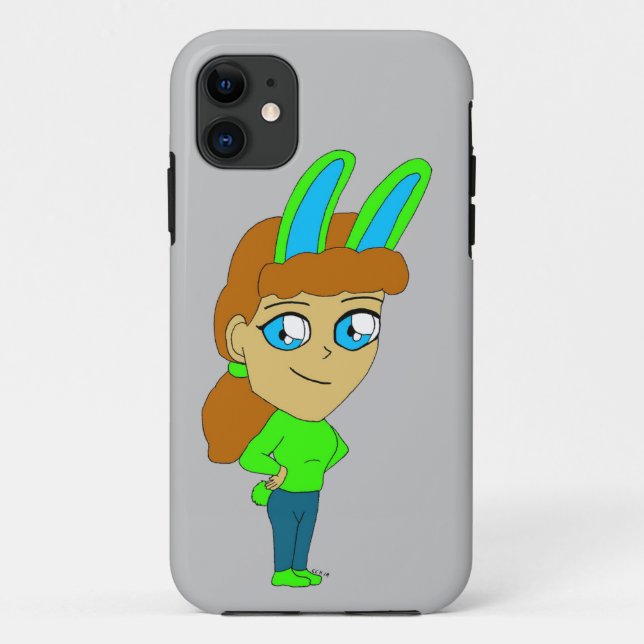 Coques Case-Mate iPhone chibi bunnygirl (Dos)