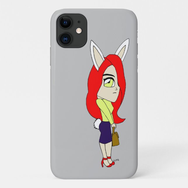 Coques Case-Mate iPhone chibi bunnygirl (Dos)