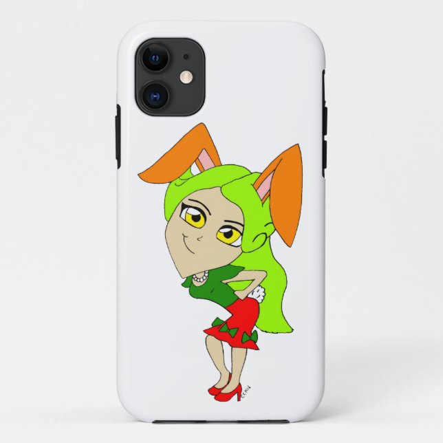 Coques Case-Mate iPhone chibi bunnygirl (Dos)