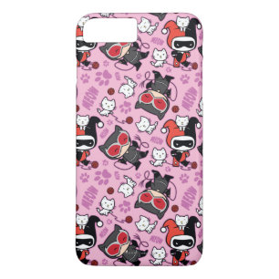 Coques Pour iPhone Chibi Catwoman, Harley Quinn & Kittens Motif