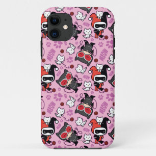 Coque Case-Mate iPhone Chibi Catwoman, Harley Quinn & Kittens Motif