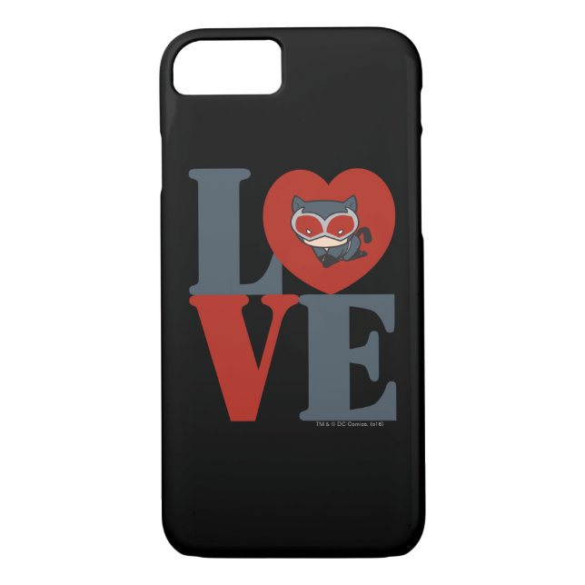 Coques Case-Mate iPhone Chibi Catwoman LOVE (Dos)