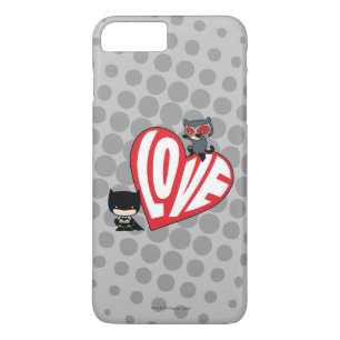 Coque Case-Mate iPhone Chibi Catwoman rebondit sur Batman