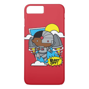 Coque iPhone 7 Plus Chibi Cyborg S'Est Éteint !