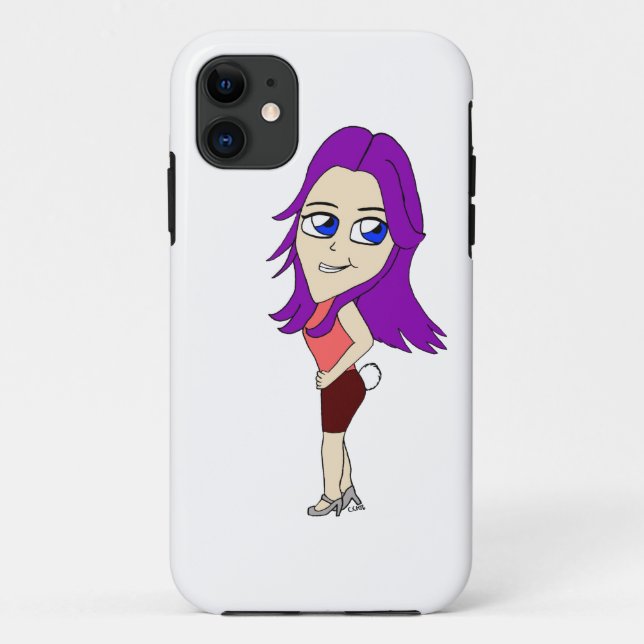 Coques Case-Mate iPhone chibi fille avec une queue de lapin (Dos)