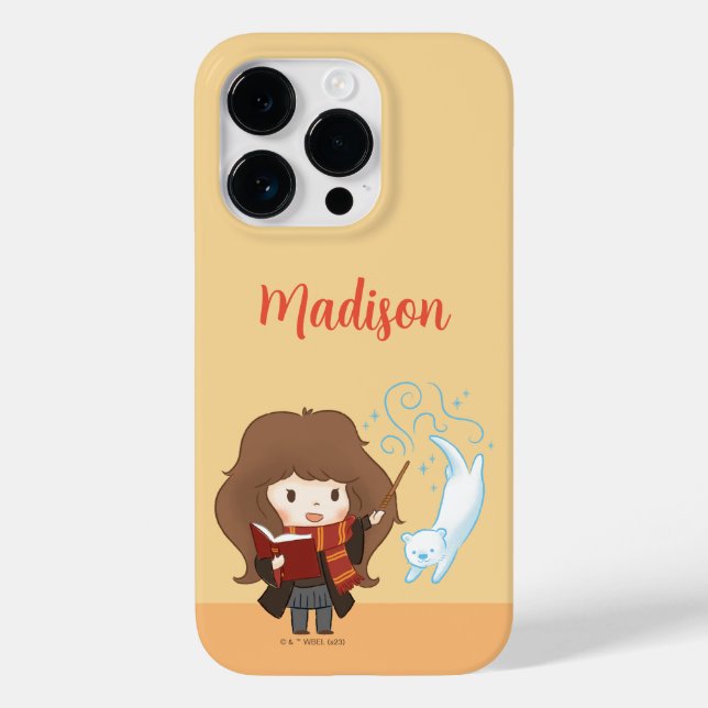 Coques Case-Mate iPhone Chibi Hermione Granger Patronus (Verso)