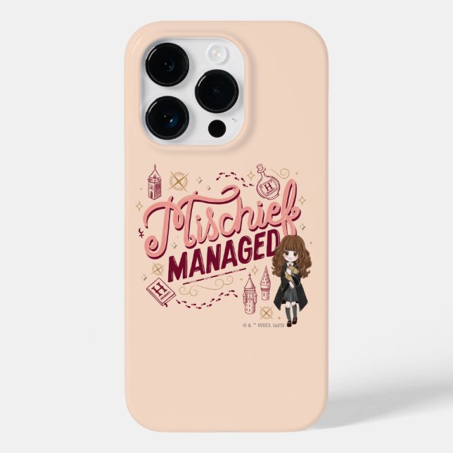 Coques Case-Mate iPhone Chibi Hermione "Le mal géré" (Verso)