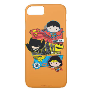 Coque iPhone 8/7 Chibi Héros Prêts À L'Action !