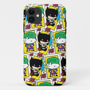 Coque Case-Mate Pour iPhone Chibi Joker et Batman Motif de cartes de jeu