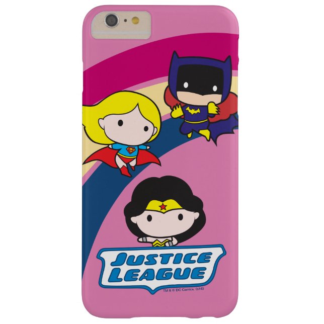 Coques Case-Mate iPhone Chibi Justice League Rainbow (Dos)