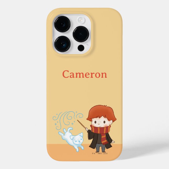 Coques Case-Mate iPhone Chibi Ron Weasley Patronus (Verso)
