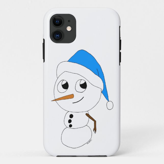 Coques Case-Mate iPhone chibi snowman (Dos)