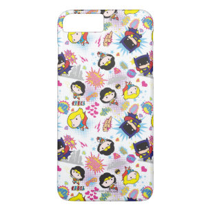 Coque iPhone 8 Plus/7 Plus Chibi Super Heroine Motif