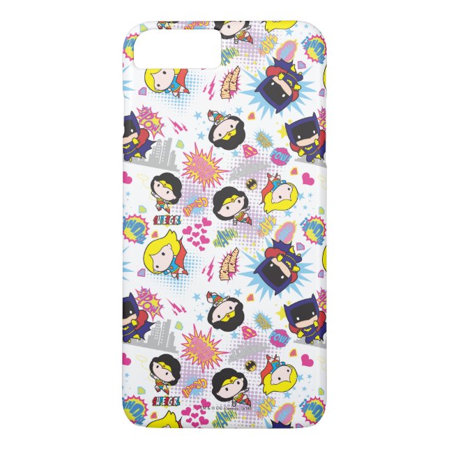 Coques Case-Mate iPhone Chibi Super Heroine Motif (Dos)