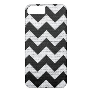 Coques Pour iPhone Chic Chevron Burlap Rustique #45