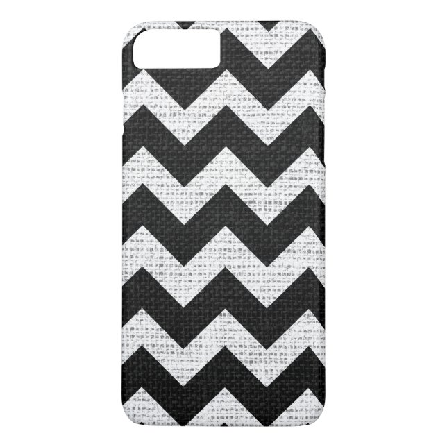 Coques Case-Mate iPhone Chic Chevron Burlap Rustique #45 (Dos)