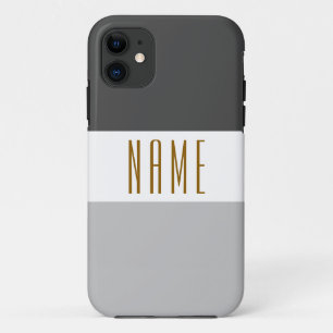 Case-Mate iPhone Case Chic Classé Deux Tons Gris Gris Gris Gris Grand Te