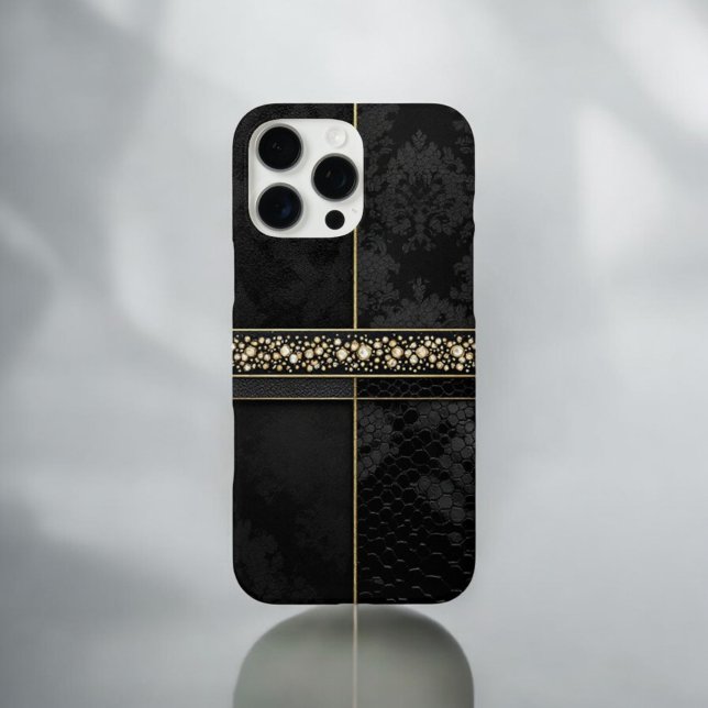 Coques Case-Mate iPhone Chic Damask & Gold (Créateur téléchargé)