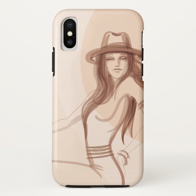 Coques Case-Mate iPhone Chic fashionista de Shabby (Dos)
