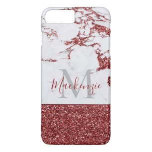 Case-Mate iPhone Case Chic Fille Bourgogne Parties scintillant rose Mono