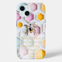 Chic Foi Rose Jaune Bleu Blanc Nid d'Abeille Abeil