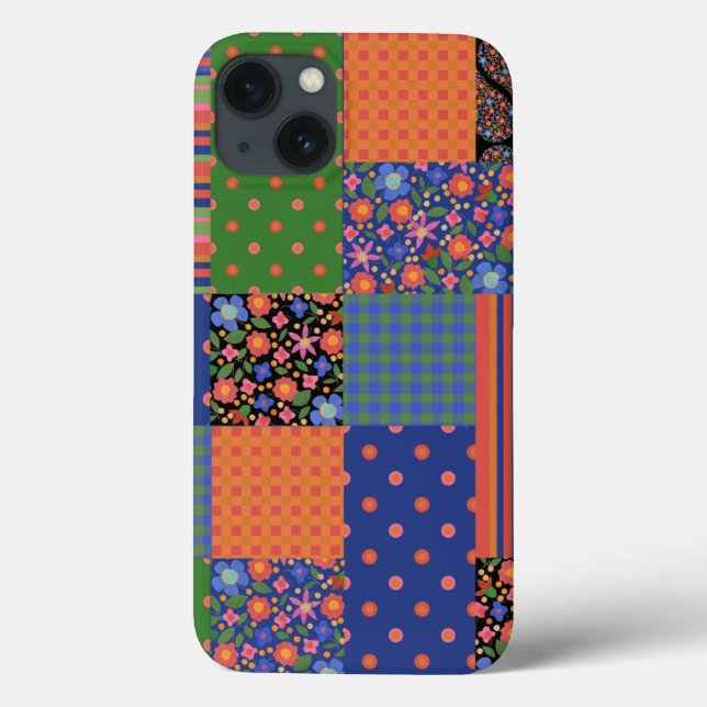 Coques Case-Mate iPhone Chic Folk Art Style Faux Patchwork iPad Mini Case (Verso)
