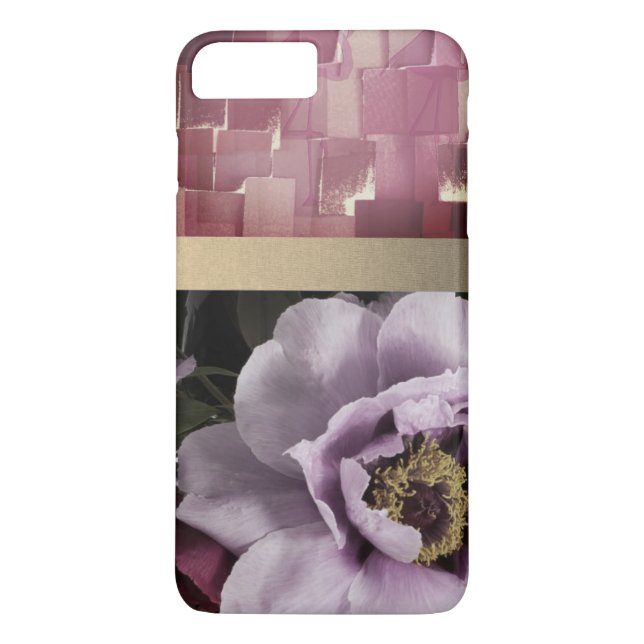Coques Case-Mate iPhone Chic lilas Rose Art Phone Case (Dos)