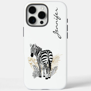 Coque iPhone 16 Pro Max Chic moderne Zebra iPhone