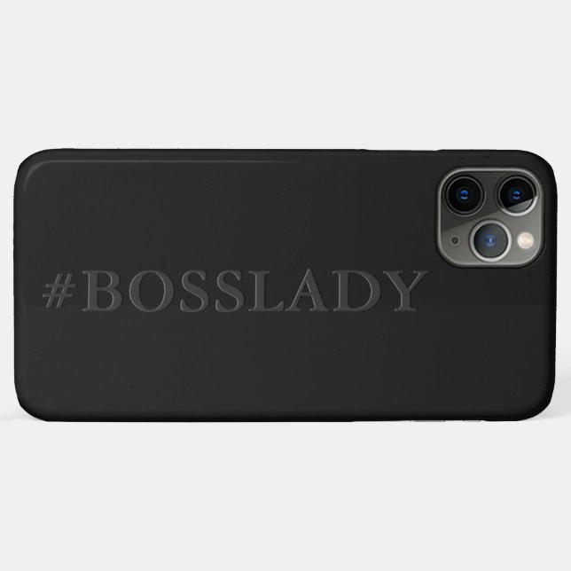 Coques Case-Mate iPhone Chic Noir Gris Foncé Attitude Fantaisiste Wordart (Dos (Horizontal))