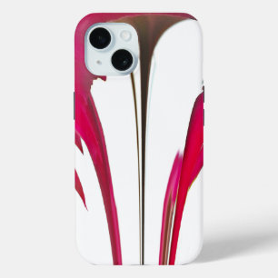 Coque Case-Mate iPhone Chic rouge extraordinaire rose sous le ciel blanc