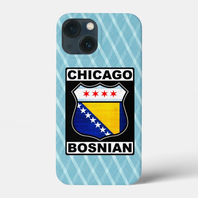 Coques Case-Mate iPhone Chicago Bosniaque Américain (Verso)