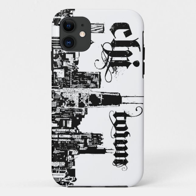 Coques Case-Mate iPhone Chicago "chi-ville" a mis dessus pour votre ville (Dos)
