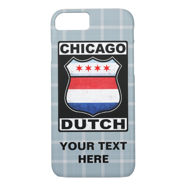 Coques Case-Mate iPhone Chicago Dutch American Shield (Dos)