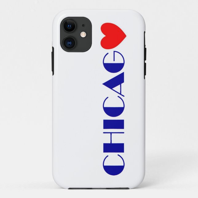 Coques Case-Mate iPhone chicago j'aime (Dos)