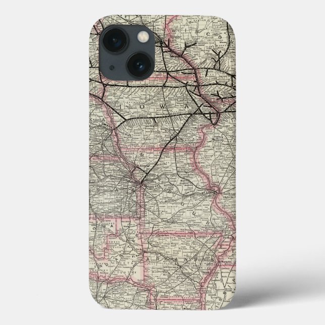 Coques Case-Mate iPhone Chicago Milwaukee et St Paul Ry et connexions (Verso)