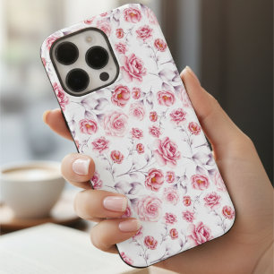 Coque Case-Mate iPhone chick rose Fleurs classe élégant