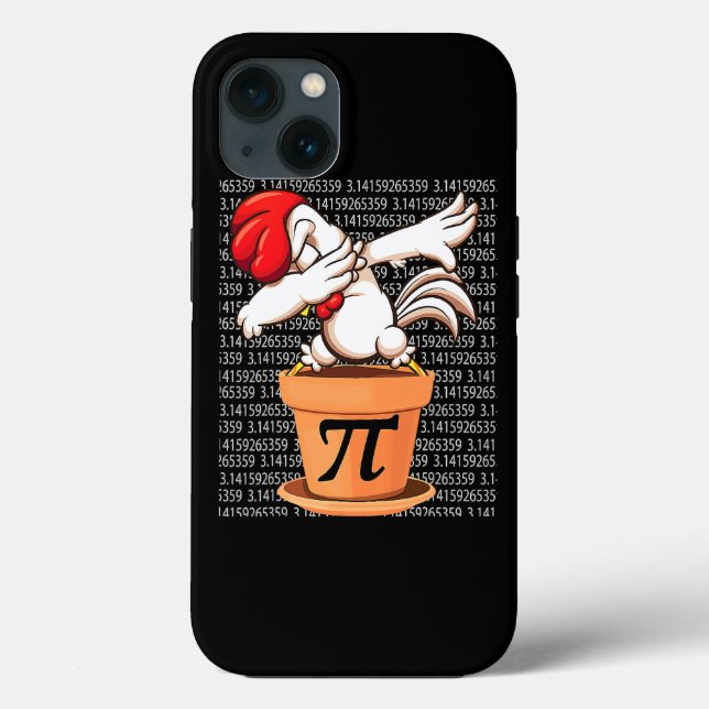 Coques Case-Mate iPhone Chicken Pot Pi Chemise Pi Jour 2023 Maths drôle 3  (Verso)