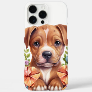 COQUE iPhone 16 PRO MAX CHIEN À POULET ADORABLE ET FLEURS